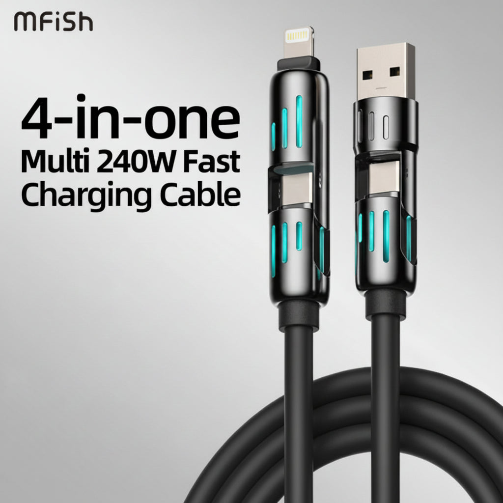 Multi USB Charging Cable (4-in-1)